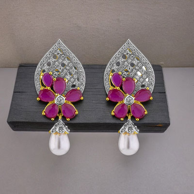 "Vibrant Earrings - JPAPL-16-027 - Click here to View more details about this Product